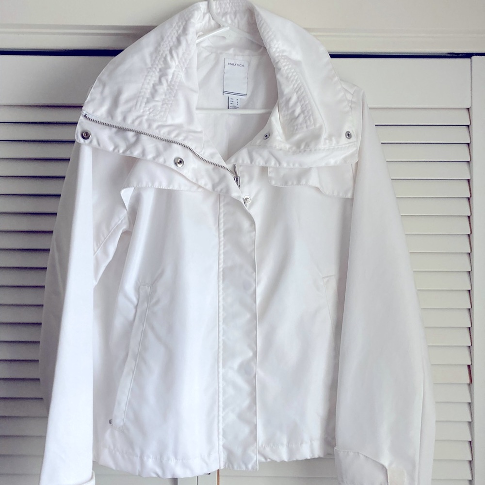 Raincoat Nautica white